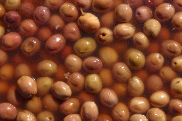 Brown olives