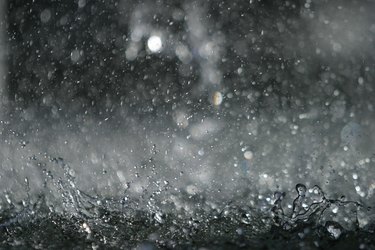 Close-up of rainfall