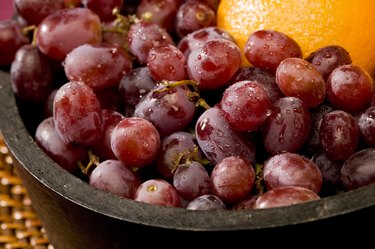 Grapes and oranges