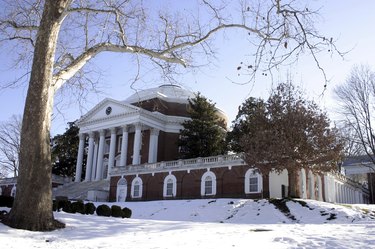University of Virginia's Rotunda in Winter