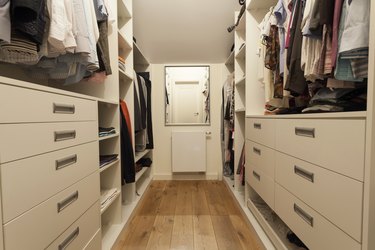 Big wardrobe in new house