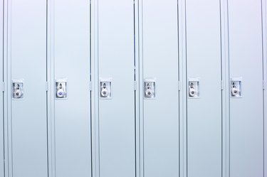 Row of lockers