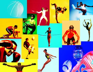 sports collage