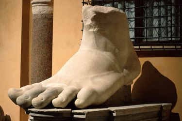 Statue of foot
