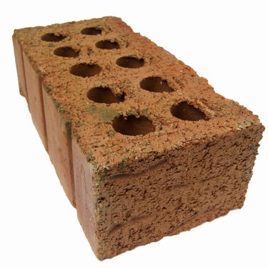 Close up of a brick