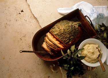 Pork Shoulder with Herb Crust