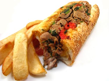 Cheesesteak with French Fries