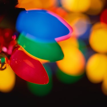 colorful christmas lights wallpaper