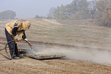 sandblasting