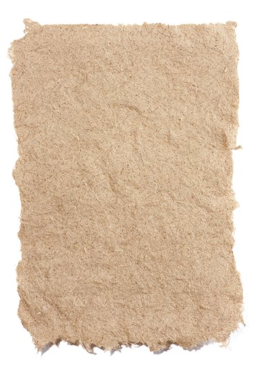 Paper from hemp fibers