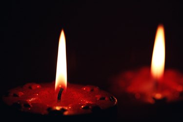 Close up of a candles