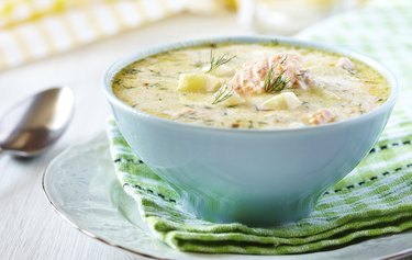 Fish Soup with Salmon