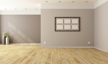 Minimalist empty interior