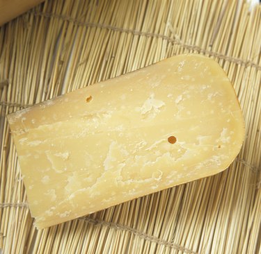 A Piece of Aged Gouda Cheese