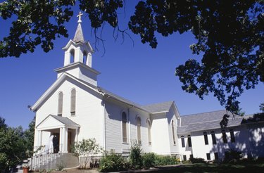 Rustic, old-fashioned church