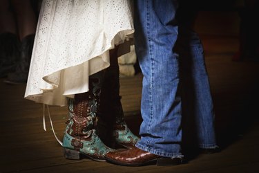 Bride and Groom Dancing Boots