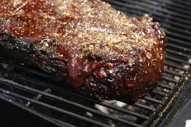 Barbecued beef brisket