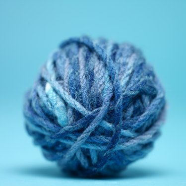 Close-up of ball of wool