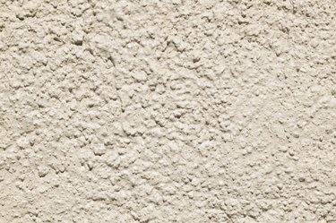 Rough stucco surface