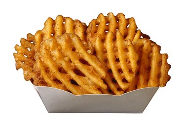 Waffle-cut french fries