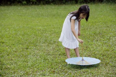 Girl with parasol