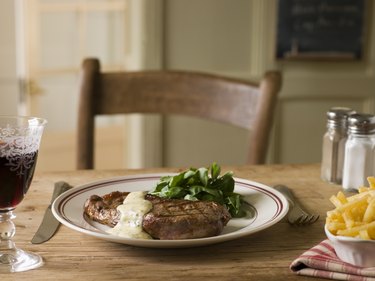 Steak Frite with Bearnaise Sauce