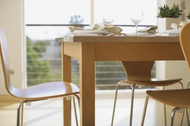 Dining table and chairs