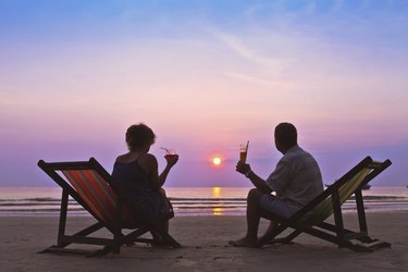 couple on the beach