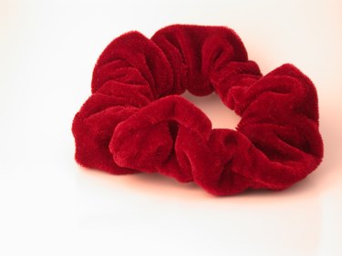 Red Velvet Hair Scrunchy