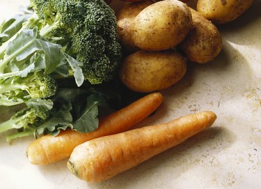 Broccoli; Carrots & Potatoes