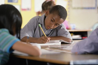 Kids Doing Schoolwork
