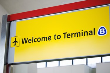 Airport sign