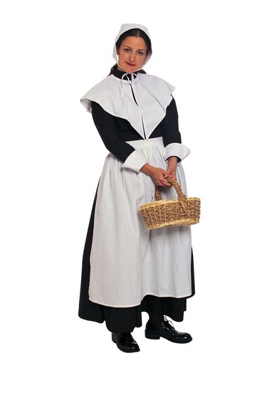 Girl's Colonial Dress Costume - Large