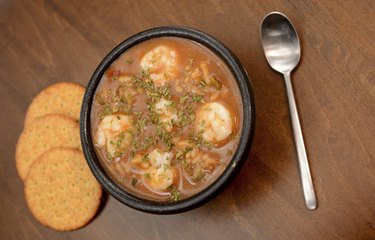 rustic shrimp gumbo