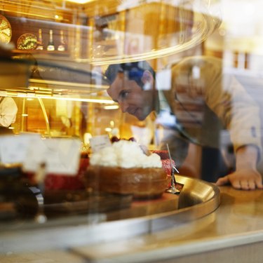 Man in Pastry Shop