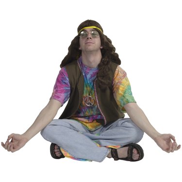 Man meditating