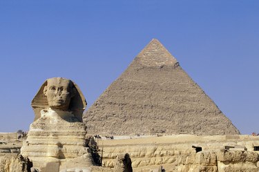 Pyramid with Sphinx, Egypt