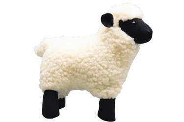 Toy stuffed sheep