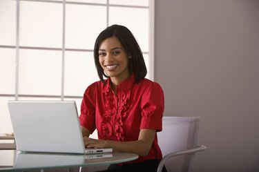 Woman on laptop