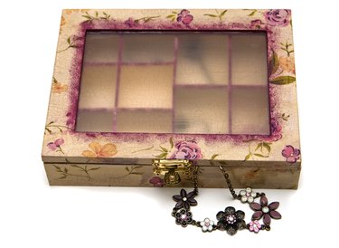 Isolated Decoupage Box