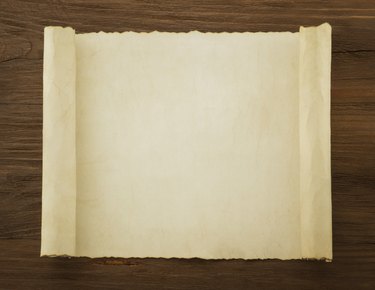 parchment scroll