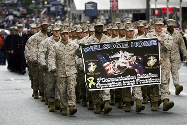 New York's 87th Veterans Day Parade Honors WWII Veterans