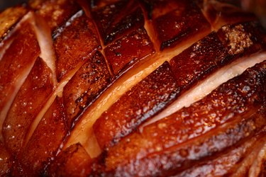 Close-up of barbecued meat