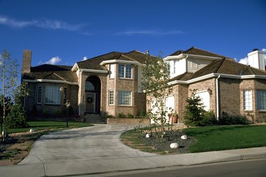 Driveway in front of house