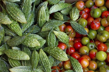 Bitter Melon and Tomatoes