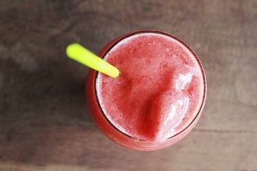 Strawberry smoothie with Healthy juices