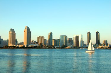 San Diego, downtown cityscape