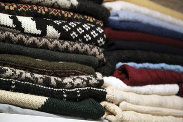 How to Remove Wrinkles From Stored Sweaters ehow