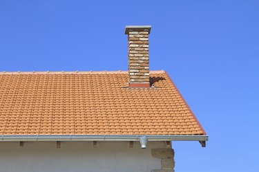 New rooftop and chimney