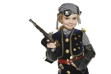 Little girl pirate